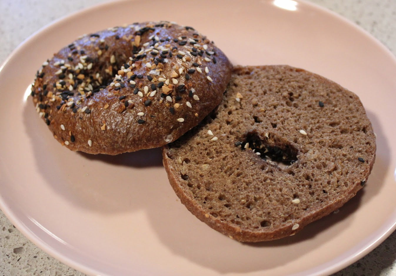 Bagels for Saturday, Feb. 21 -- Pumpernickel special